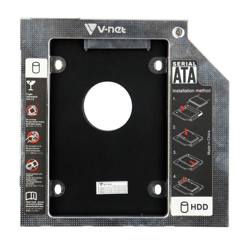 براکت هارد اینترنال 2.5 اینچی وی نت Second HDD Caddy سایز 12.7 میلی متر