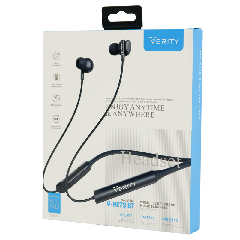 هندزفری بلوتوث دورگردنی Verity V-NE79BT