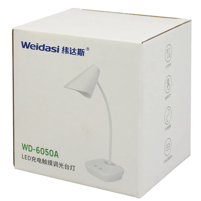 چراغ مطالعه شارژی ویداسی Weidasi WD-6050A