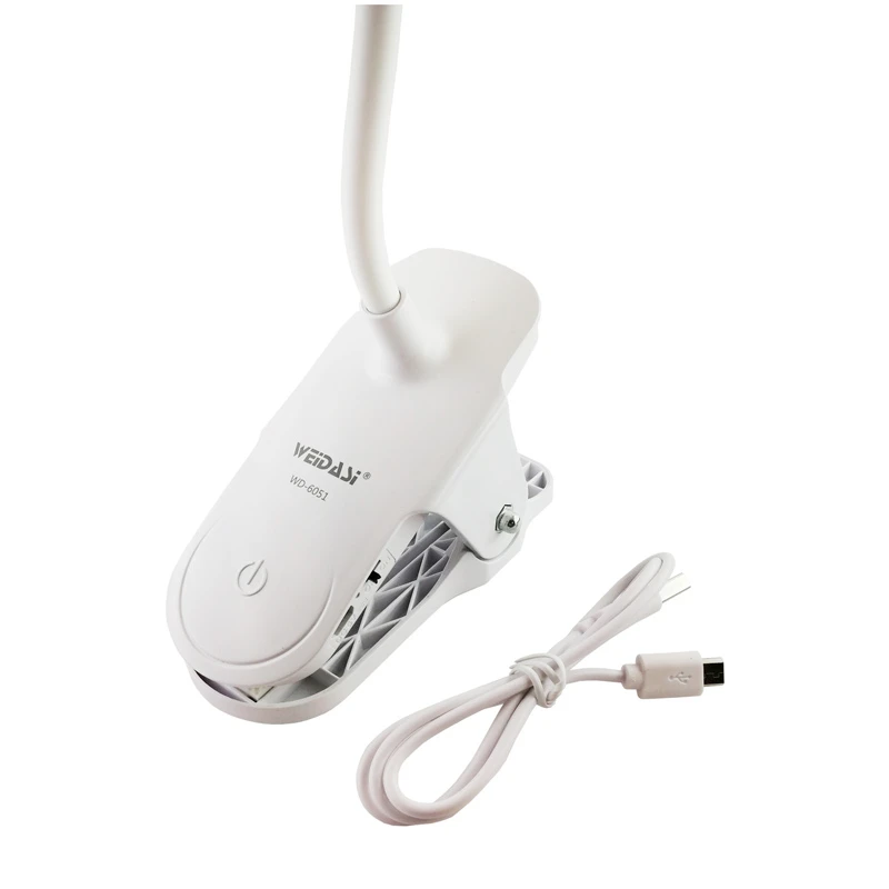 چراغ مطالعه شارژی ویداسی Weidasi WD-6051
