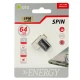 فلش ۶۴ گیگ ایکس-انرژی X-Energy Spin OTG