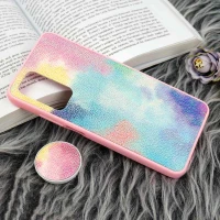 قاب چرمی هولوگرامی پاپ سوکت دار Xiaomi Mi 10T صورتی