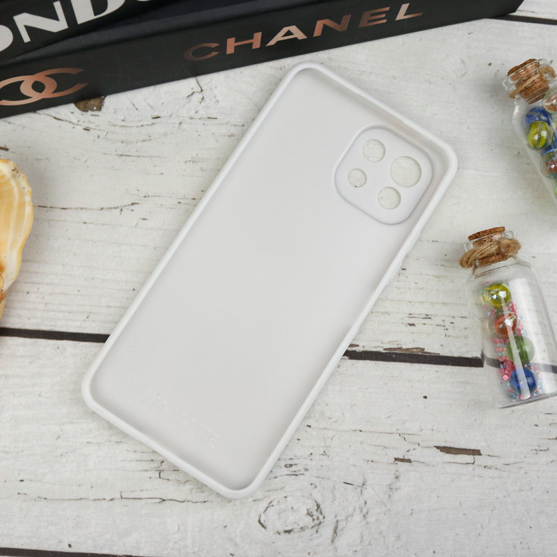 قاب طرحدار پشت گلسی محافظ لنزدار Xiaomi Mi 11 Lite