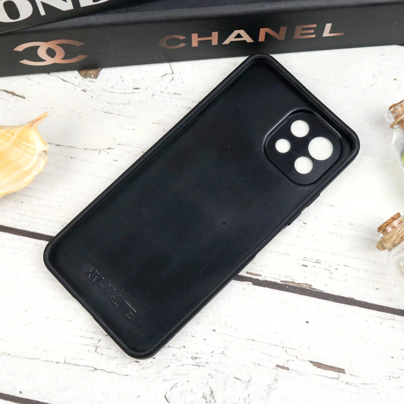 قاب طرحدار پشت گلسی محافظ لنزدار Xiaomi Mi 11 Lite