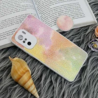 قاب چرمی هولوگرامی پاپ سوکت دار Xiaomi Poco F3 سفید