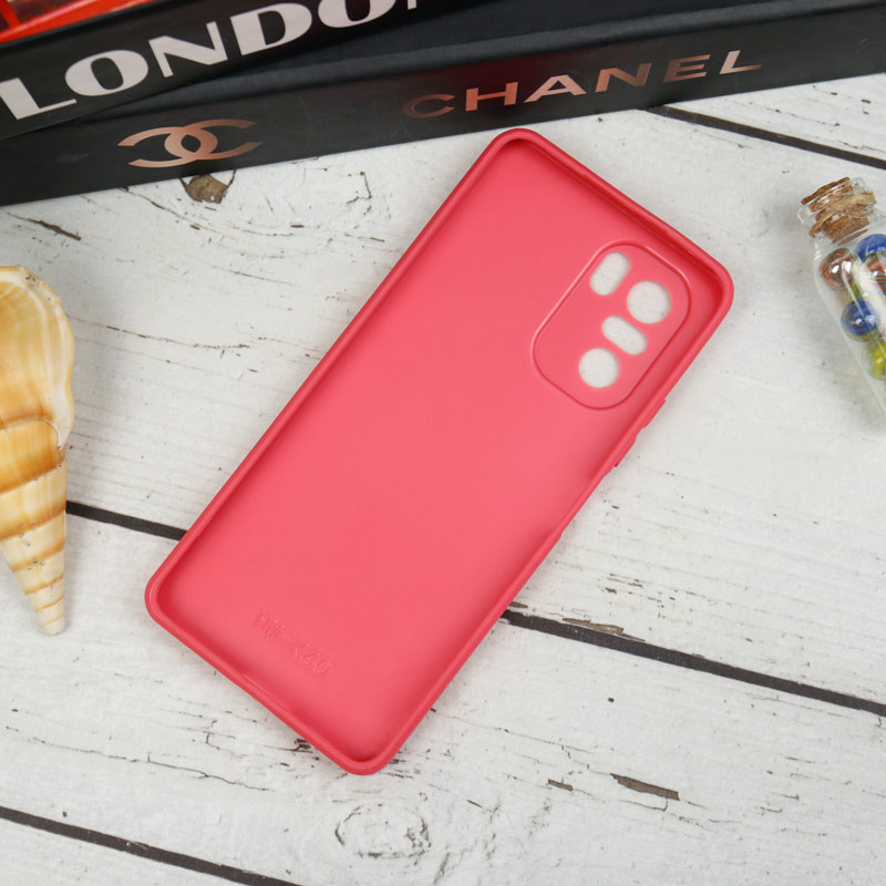 قاب طرحدار پشت گلسی محافظ لنزدار Xiaomi Poco F3