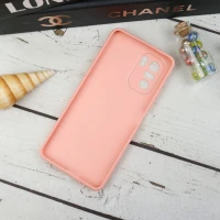 قاب طرحدار پشت گلسی محافظ لنزدار Xiaomi Poco F3