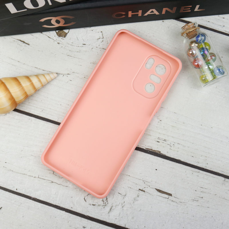 قاب طرحدار پشت گلسی محافظ لنزدار Xiaomi Poco F3