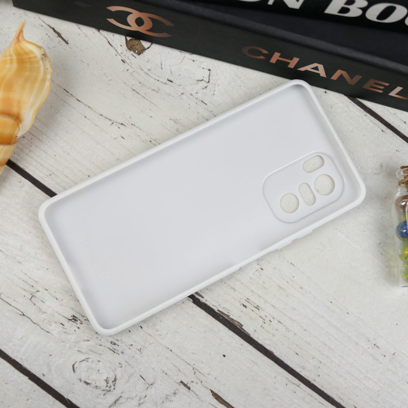 قاب طرحدار پشت گلسی محافظ لنزدار Xiaomi Poco F3