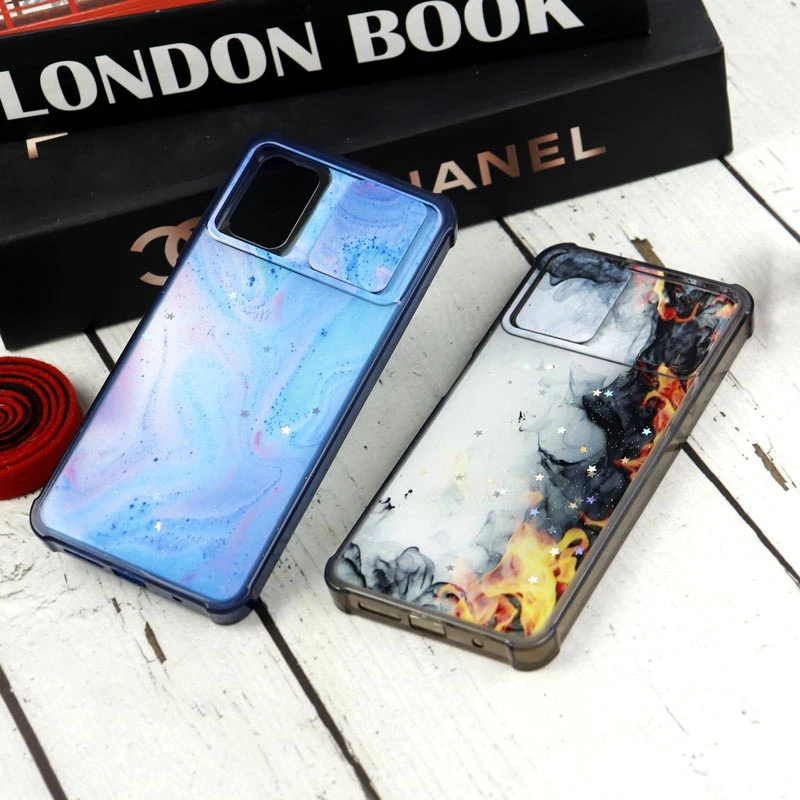 قاب طرحدار محافظ لنزدار کشویی ایربگ دار Xiaomi Poco M3