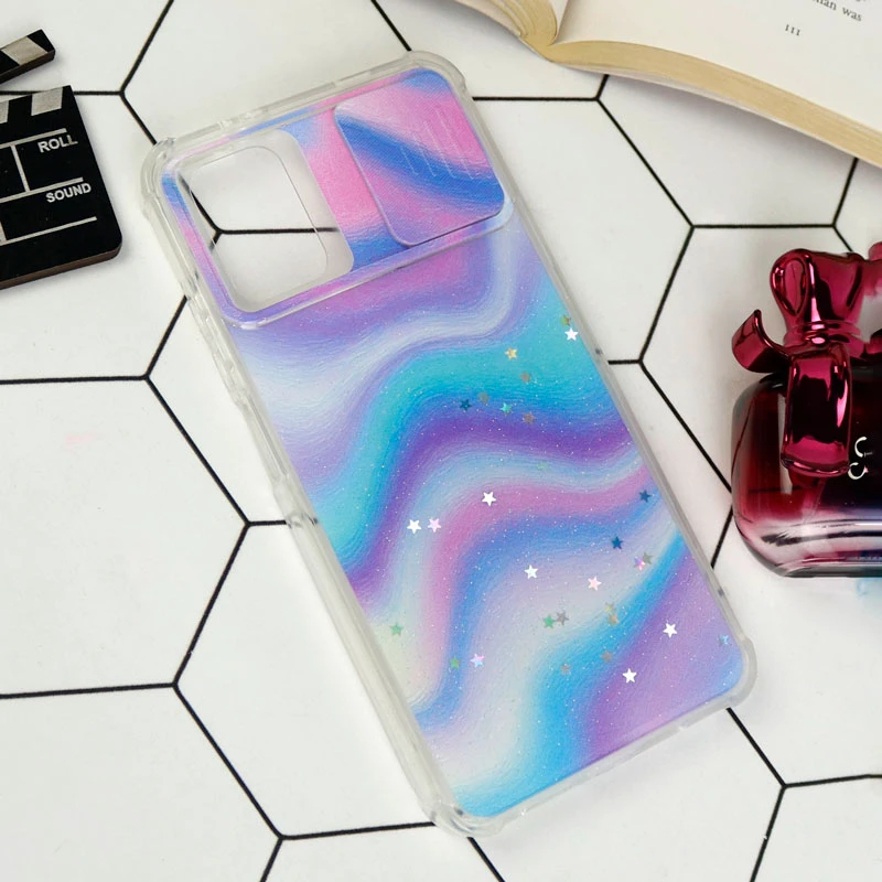 قاب طرحدار محافظ لنزدار کشویی ایربگ دار Xiaomi Poco M3