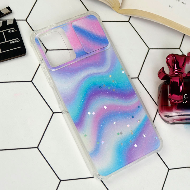 قاب طرحدار محافظ لنزدار کشویی ایربگ دار Xiaomi Poco M3