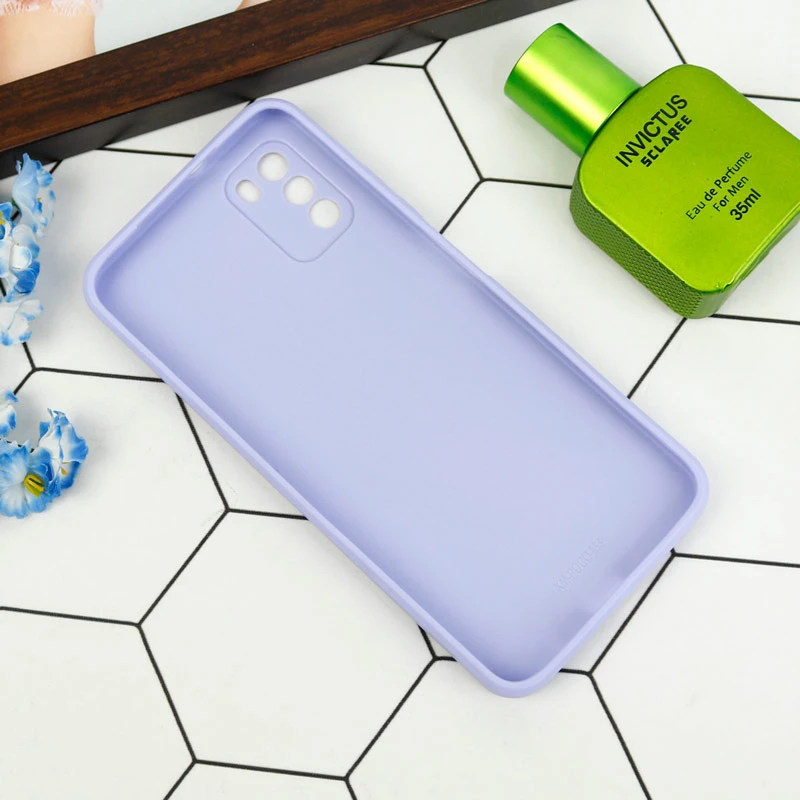 قاب طرحدار پشت گلسی محافظ لنزدار Xiaomi Poco M3