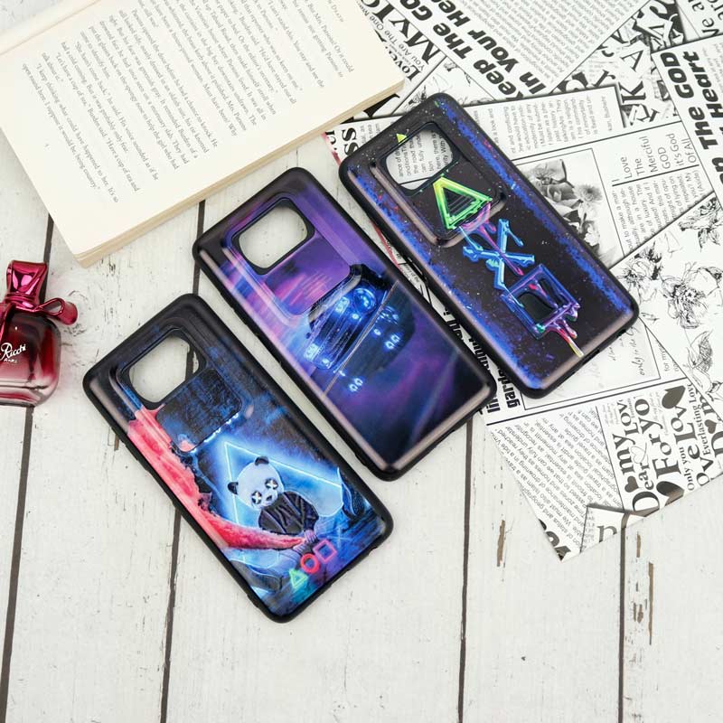 قاب طرحدار محافظ لنزدار کشویی طرح متفرقه Xiaomi Poco X3 سری B