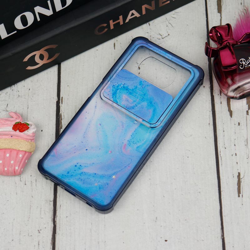 قاب طرحدار محافظ لنزدار کشویی ایربگ دار Xiaomi Poco X3