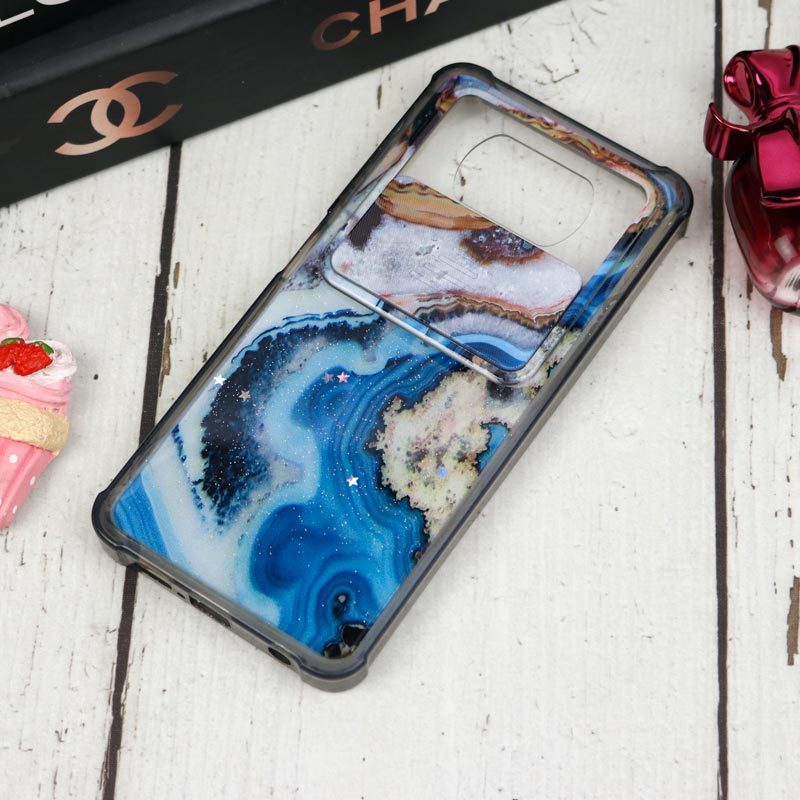 قاب طرحدار محافظ لنزدار کشویی ایربگ دار Xiaomi Poco X3