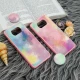 قاب چرمی هولوگرامی پاپ سوکت دار Xiaomi Poco X3 صورتی