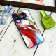 قاب طرحدار پشت گلسی محافظ لنزدار Xiaomi Poco X3