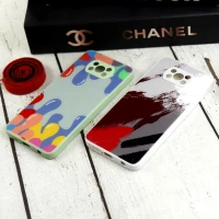 قاب طرحدار پشت گلسی محافظ لنزدار Xiaomi Poco X3