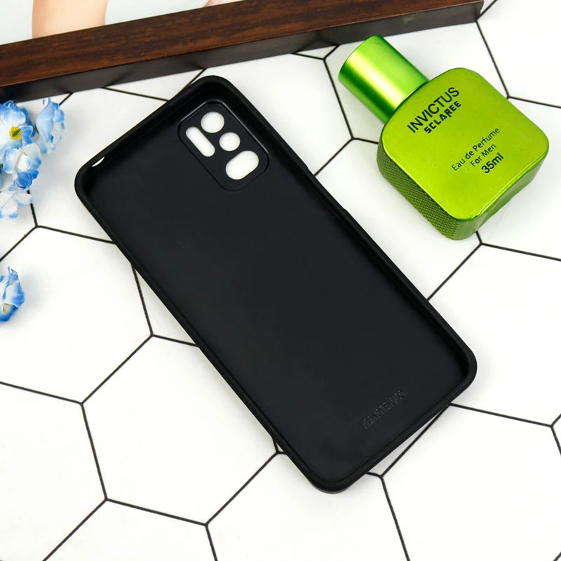 قاب طرحدار پشت گلسی محافظ لنزدار Xiaomi Redmi Note 10 5G