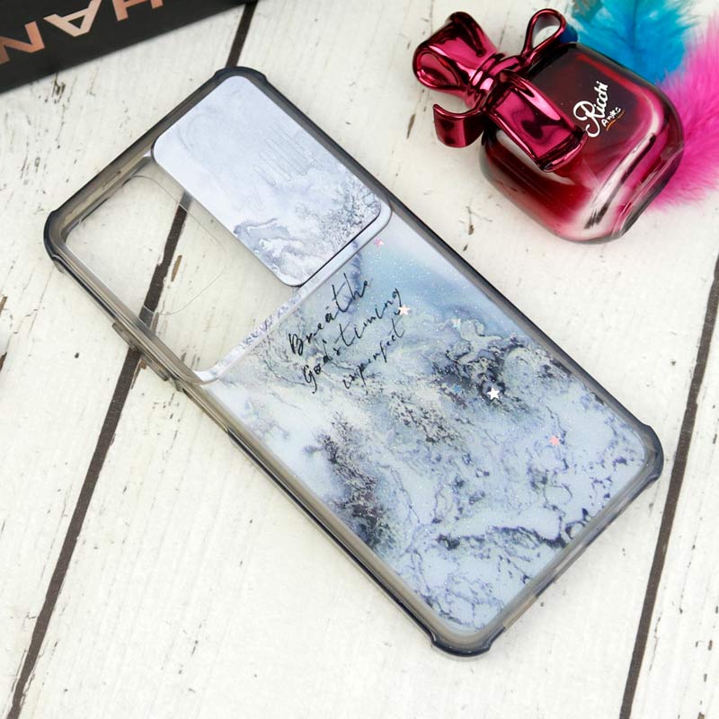 قاب طرحدار محافظ لنزدار کشویی ایربگ دار Xiaomi Redmi Note 10 / Note 10s