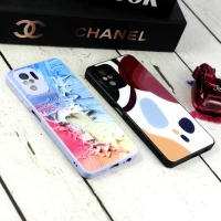 قاب طرحدار پشت گلسی محافظ لنزدار Xiaomi Redmi Note 10 / Note 10s