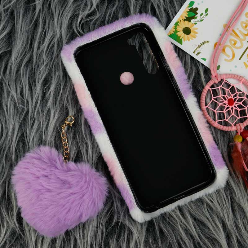 قاب پشمالو پوم پوم دار Xiaomi Redmi Note 8