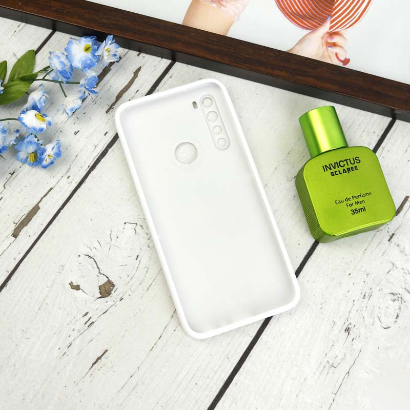 قاب طرحدار پشت گلسی محافظ لنزدار Xiaomi Redmi Note 8