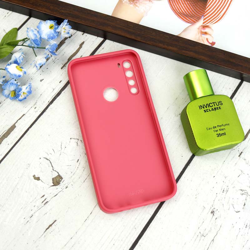 قاب طرحدار پشت گلسی محافظ لنزدار Xiaomi Redmi Note 8