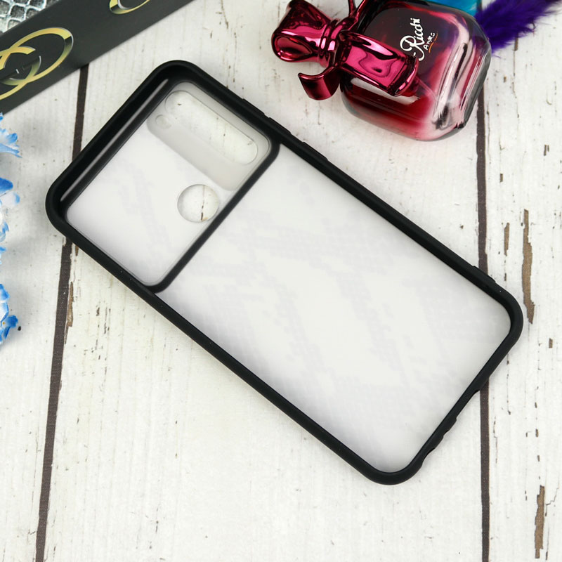 قاب طرحدار محافظ لنزدار کشویی+پاپ سوکت طرح پوست ماری شیائومی Redmi Note 8 سری C