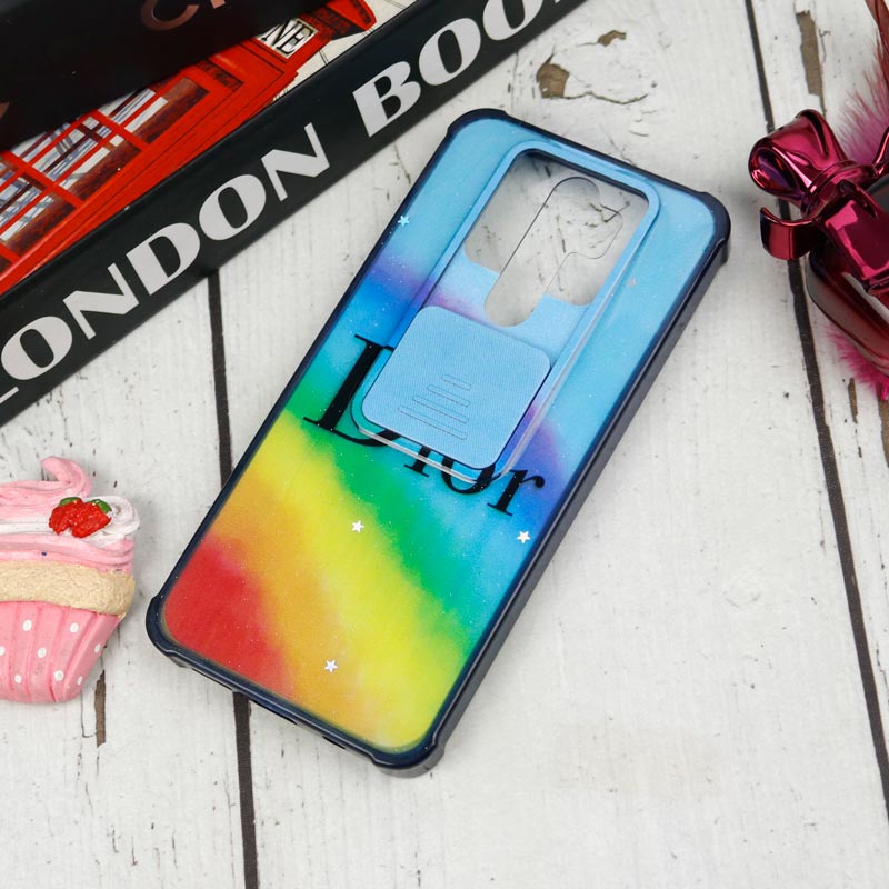 قاب طرحدار محافظ لنزدار کشویی ایربگ دار Xiaomi Redmi Note 8 Pro