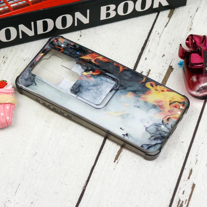 قاب طرحدار محافظ لنزدار کشویی ایربگ دار Xiaomi Redmi Note 8 Pro