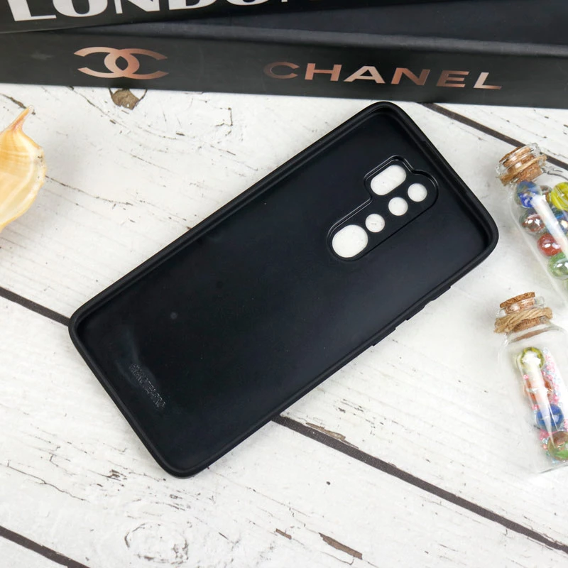 قاب طرحدار پشت گلسی محافظ لنزدار Xiaomi Redmi Note 8 Pro