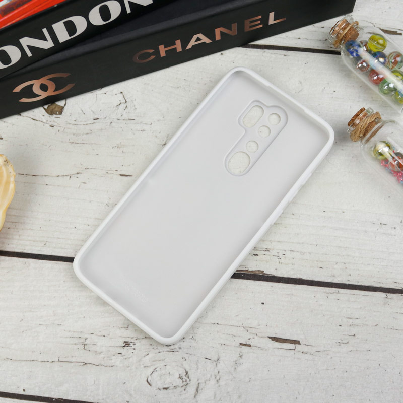 قاب طرحدار پشت گلسی محافظ لنزدار Xiaomi Redmi Note 8 Pro