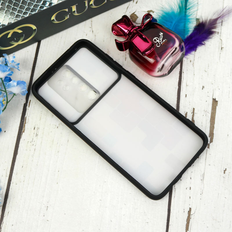 قاب طرحدار محافظ لنزدار کشویی + پاپ سوکت طرح سه بعدی رنگی شیائومی Redmi Note 8 Pro سری C