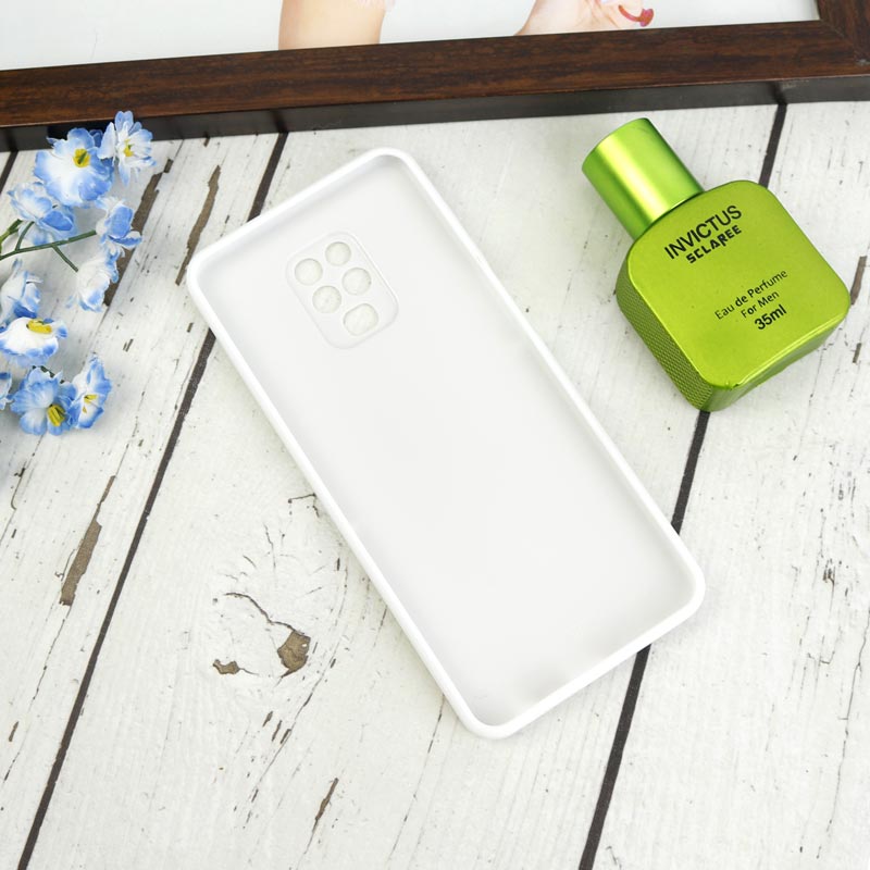 قاب طرحدار پشت گلسی محافظ لنزدار Xiaomi Redmi Note 9s / Note 9 Pro