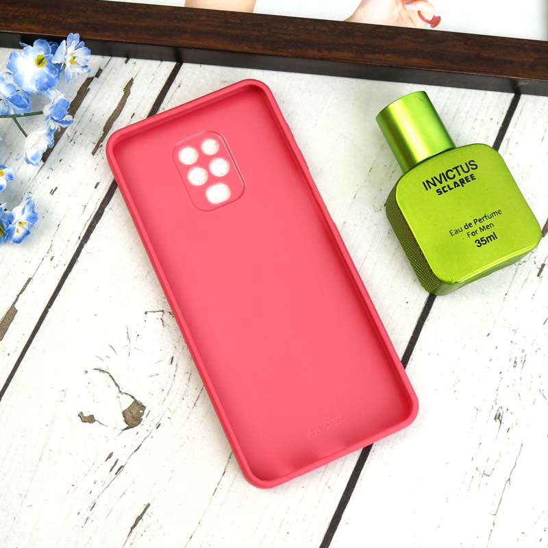 قاب طرحدار پشت گلسی محافظ لنزدار Xiaomi Redmi Note 9s / Note 9 Pro