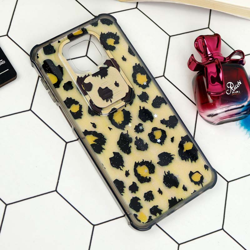 قاب طرحدار محافظ لنزدار کشویی ایربگ دار Xiaomi Redmi Note 9s / Note 9 Pro