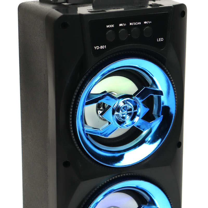 اسپیکر بلوتوثی رم و فلش خور YD-801 + میکروفون
