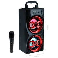 اسپیکر بلوتوثی رم و فلش خور YD-801 + میکروفون