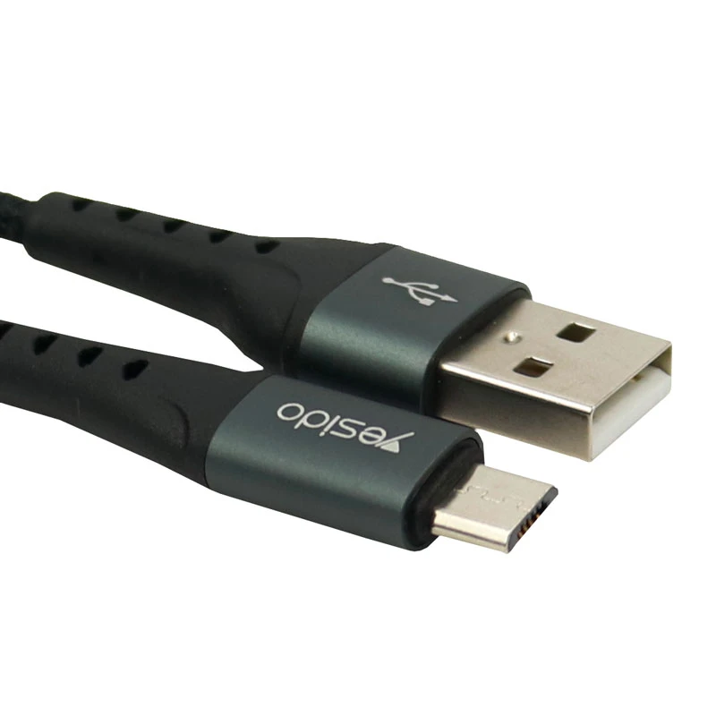 کابل میکرو یو اس بی فست شارژ 2.4 آمپر یسیدو CA63 طول 2 متر