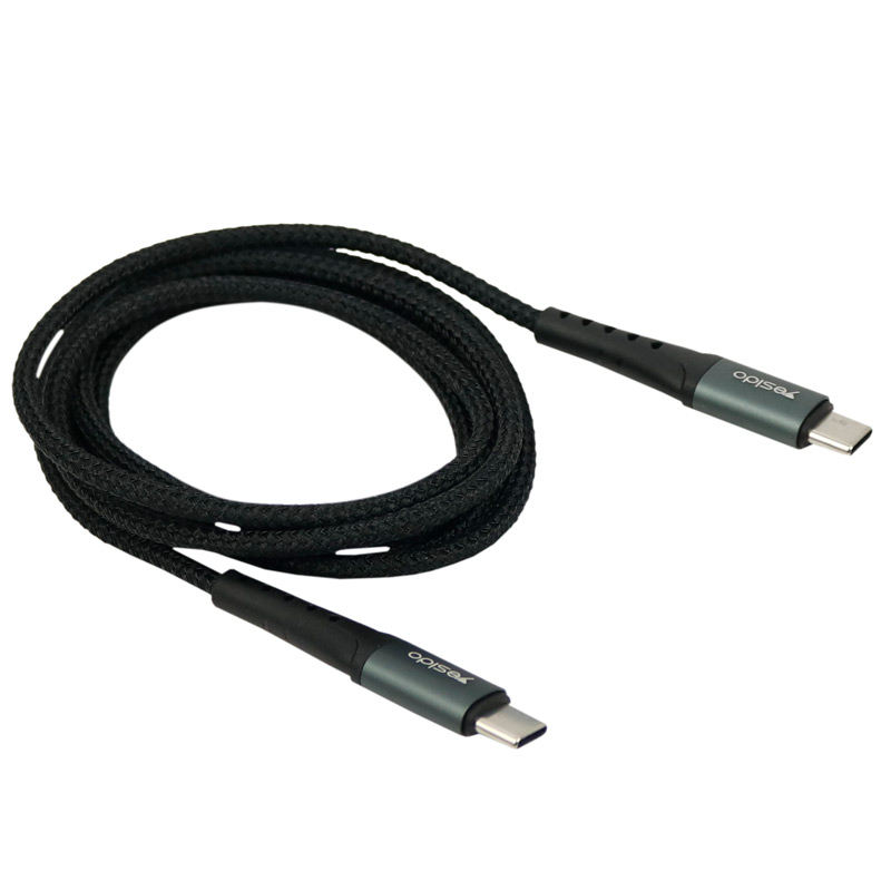 کابل تبدیل فست شارژ Yesido CA66 Type-C to Type-C PD 60W 1.2m