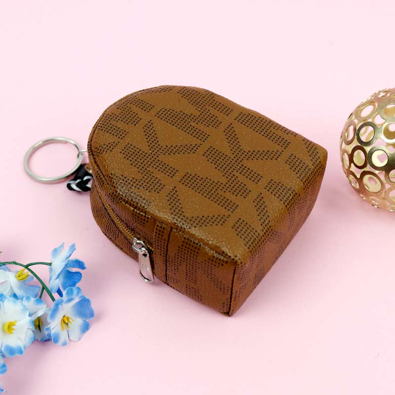 کیف کوله ای هندزفری و شارژر طرح چرمی قهوه ای