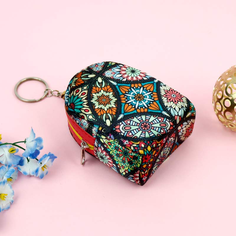 کیف کوله ای هندزفری و شارژر طرح ترمه ای