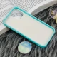 قاب چرمی هولوگرامی پاپ سوکت دار iPhone 11 Pro سبز آبی