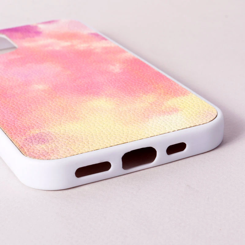 قاب چرمی هولوگرامی پاپ سوکت دار iPhone 11 Pro سفید