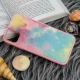 قاب چرمی هولوگرامی پاپ سوکت دار iPhone 11 Pro Max صورتی