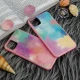 قاب چرمی هولوگرامی پاپ سوکت دار iPhone 11 Pro Max صورتی