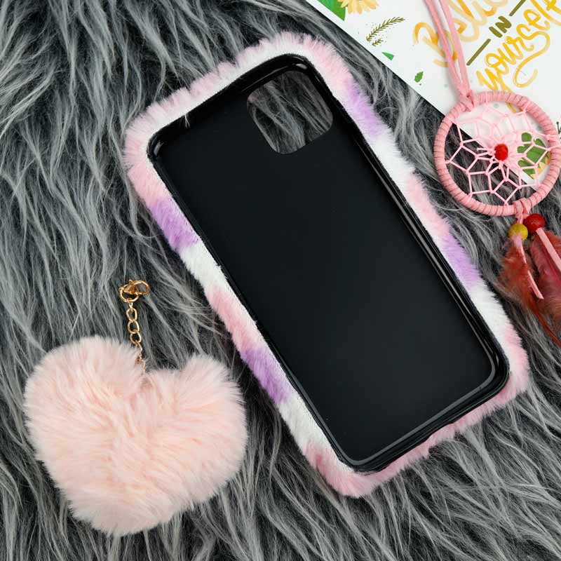 قاب پشمالو پوم پوم دار iPhone 11 Pro Max