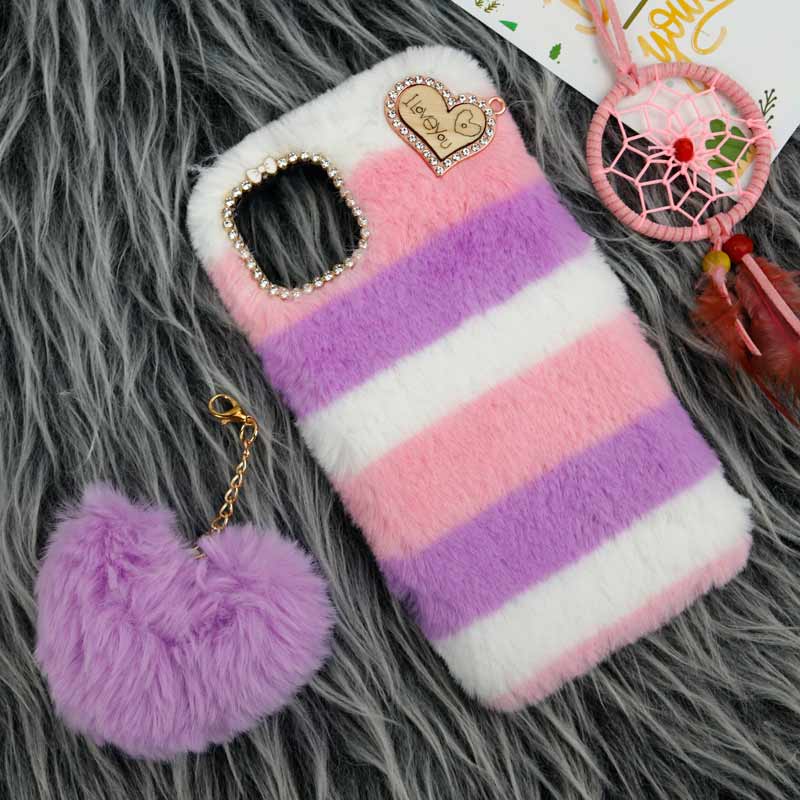 قاب پشمالو پوم پوم دار iPhone 11 Pro Max